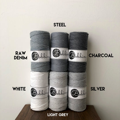 Bobbiny Cotton Macrame Cords (3mm)