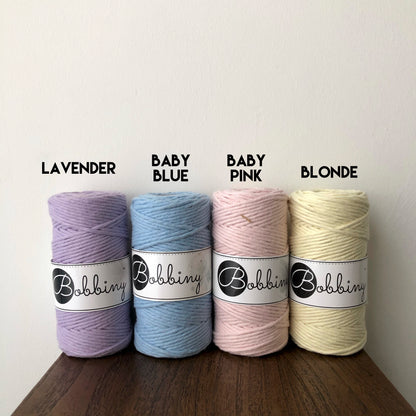 Bobbiny Cotton Macrame Cords (3mm)