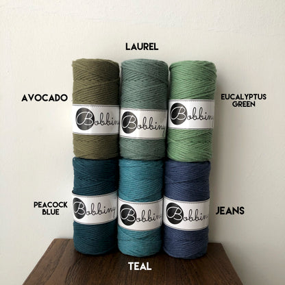 Bobbiny Cotton Macrame Cords (3mm)