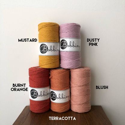 Bobbiny Cotton Macrame Cords (3mm)