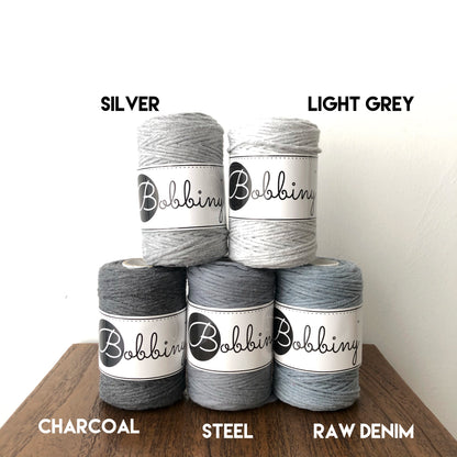 Bobbiny Cotton Macrame Cords (1.5mm)