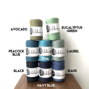 Bobbiny Cotton Macrame Cords (1.5mm)