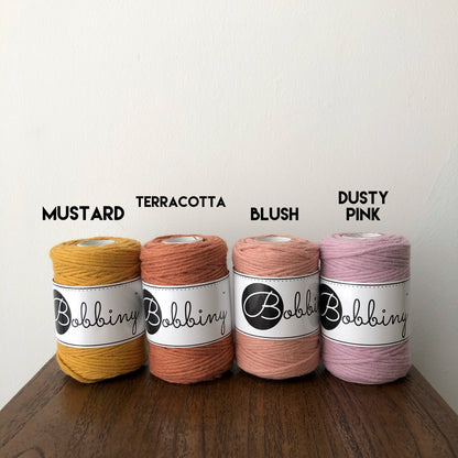 Bobbiny Cotton Macrame Cords (1.5mm)