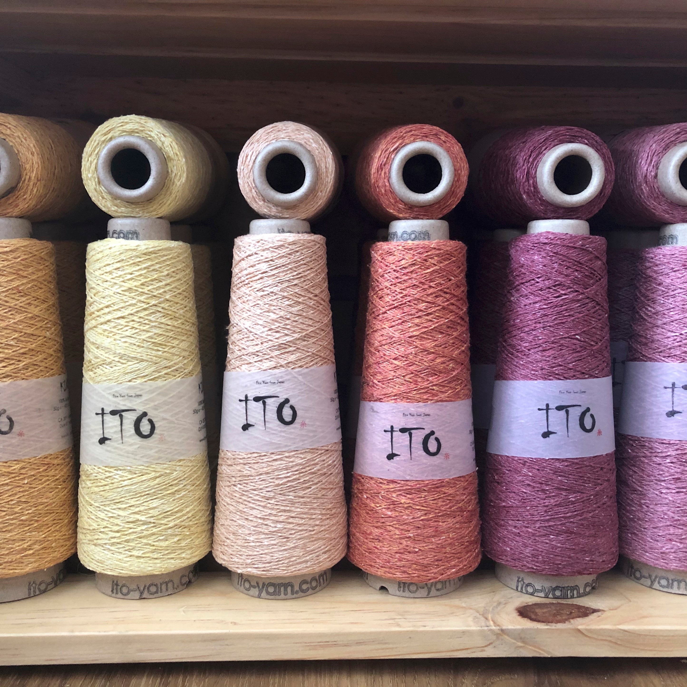 ITO Kinu 100 Silk Yarns Yarning Hearts ito-kinu-100-silk-yarns-yarning-hearts