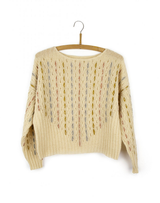 Isager Knit Patterns - Cloudy Blouse by Helga Isager