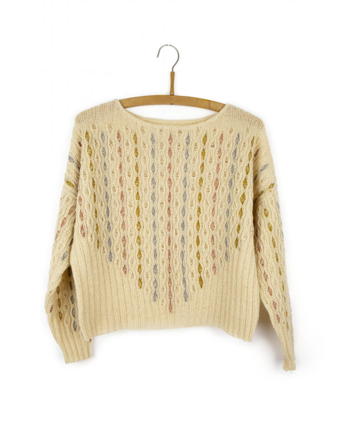 Isager Knit Patterns - Cloudy Blouse by Helga Isager