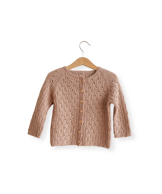Isager Knit Patterns - Eiffel Cardigan (Kids) by Lene Wagner