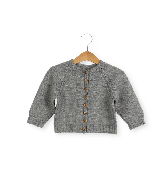 Isager Knit Patterns - Ingrid's Cardigan (Kids) by Helga Isager