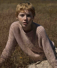 Load image into Gallery viewer, Isager Knit Patterns - SSK (Slip, Slip, Knit) Variation Blouse by Helga Isager