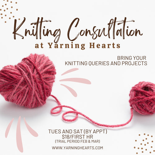 Yarning Hearts Knitting Consultation Service