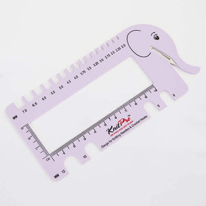 Knitpro Needle & Crochet View Sizer (with yarn cutter)