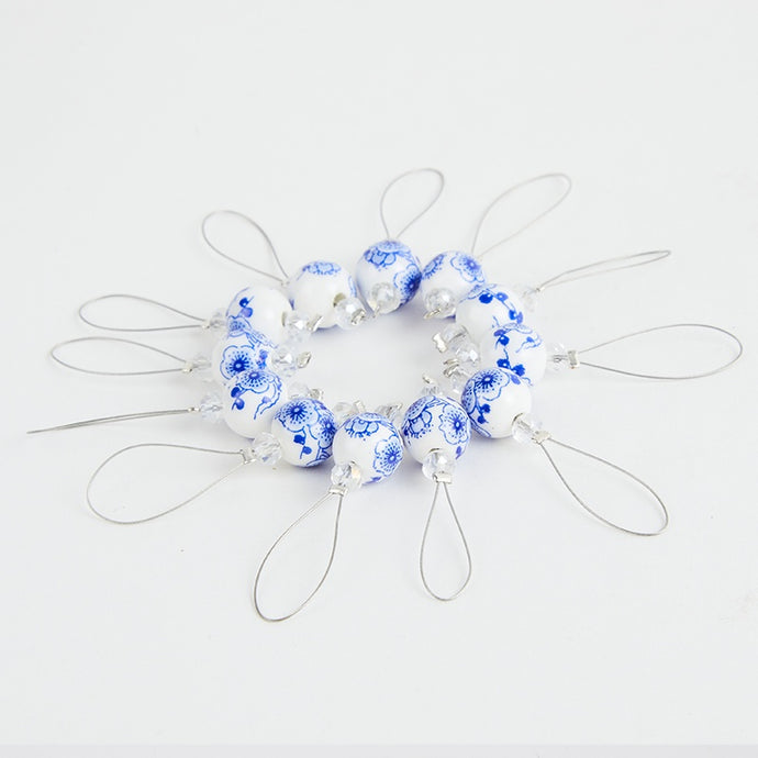 Knitpro ZOONI Stitch Markers (Blooming Blue)