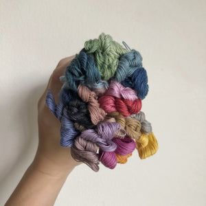 Temaricious Natural Dyed Cotton Embroidery Threads