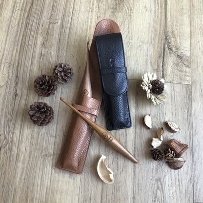 Furls Leather Single Crochet Hook Holder