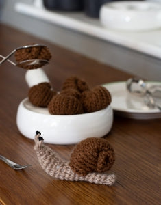 TOFT Gourmet Crochet Snails in a tin