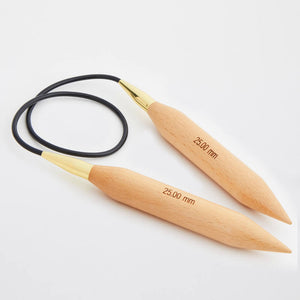 Knitpro Jumbo Wood Fixed Circular Needles (120cm)