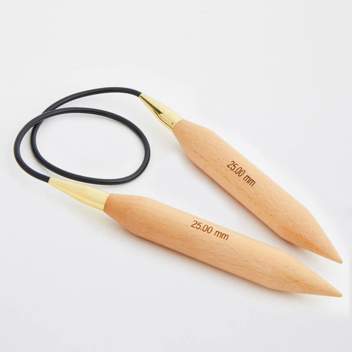 Knitpro Jumbo Wood Fixed Circular Needles (120cm)
