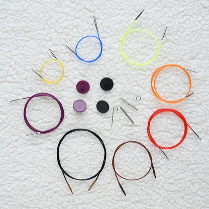 Knitpro Nylon Coated Stainless Steel Cables