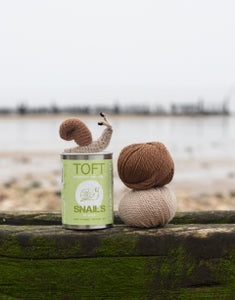 TOFT Gourmet Crochet Snails in a tin